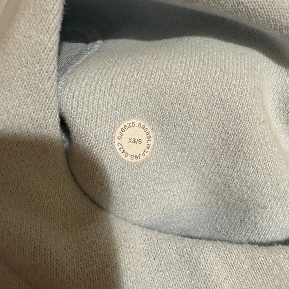 Lululemon Light Blue Scuba Half-Zip Pullover - Picture 4 of 5